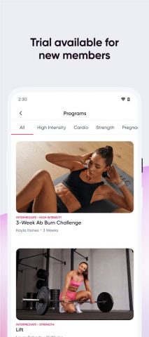 Sweat: Fitness App For Women — скриншот 3