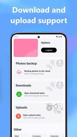 Sync: iPhotos & iDrive для Android — скриншот 4