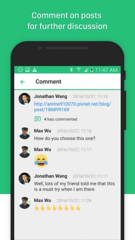 Synology Chat для Android — скриншот 4