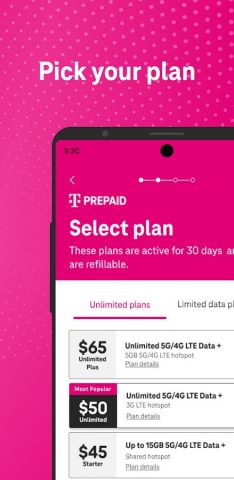 T-Mobile Prepaid eSIM для Android — скриншот 3