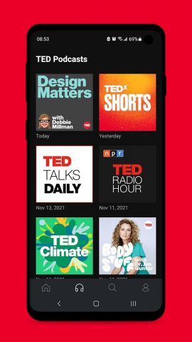 TED для Android — скриншот 3