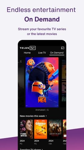 TELUS TV+ для Android — скриншот 4