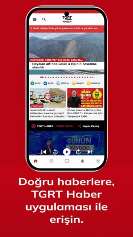 TGRT Haber для Android — скриншот 1
