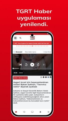 TGRT Haber для Android — скриншот 2