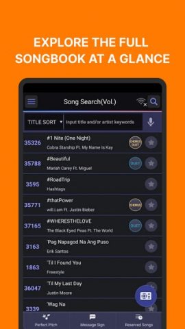 TJ Smart Song List: Official для Android — скриншот 2