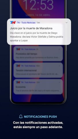 TN — Todo Noticias для Android — скриншот 2