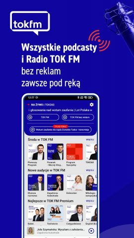 TOK FM — Radio i Podcasty для Android — скриншот 1