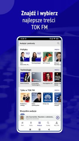 TOK FM — Radio i Podcasty для Android — скриншот 3