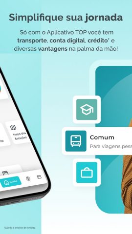 TOP — Aplicativo de mobilidade для Android — скриншот 2