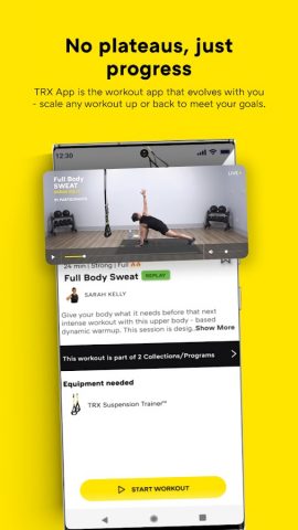 TRX: Home Workout App — скриншот 5