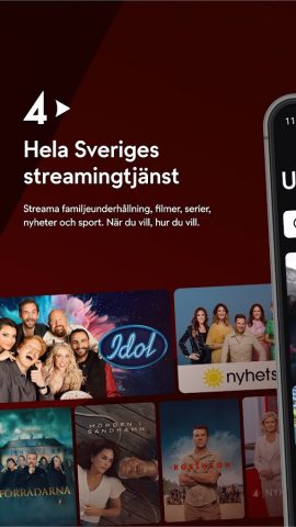 TV4 Play для Android — скриншот 1