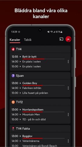 TV4 Play для Android — скриншот 5