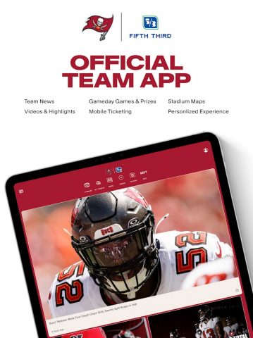 Tampa Bay Buccaneers Mobile для Android — скриншот 4