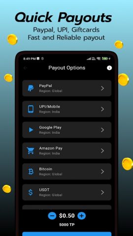 TaskPay — ScanQR & Earn для Android — скриншот 4