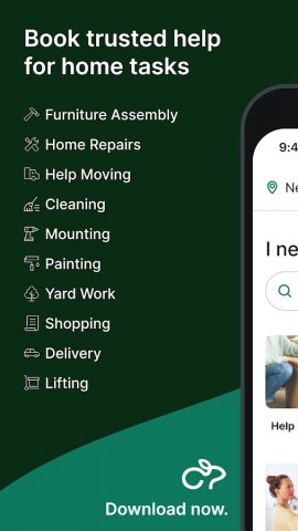 Taskrabbit — Handyman, Errands для Android — скриншот 1