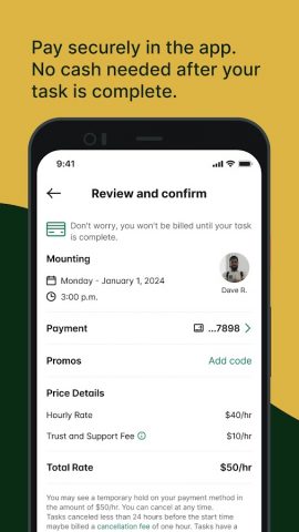 Taskrabbit — Handyman, Errands для Android — скриншот 5