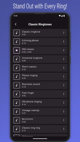 Мелодии для телефона для Android — скриншот 3