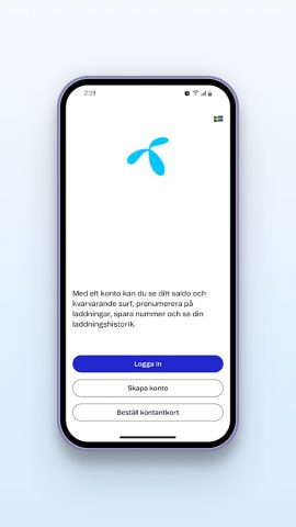 Telenor Ladda для Android — скриншот 1