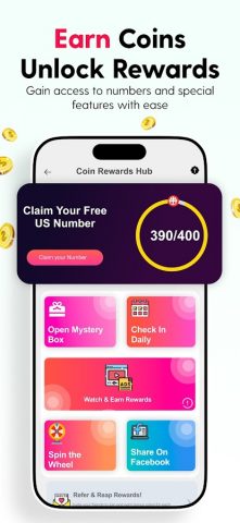 Temp Number — 2nd Phone Number для Android — скриншот 4