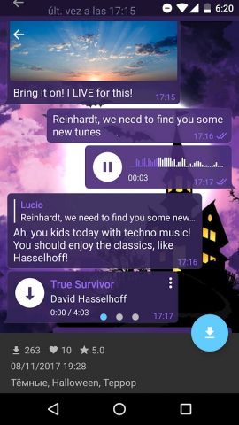Темы для Telegram для Android — скриншот 4