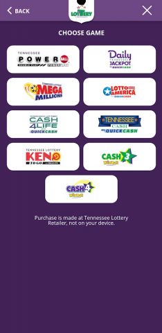 Tennessee Lottery Official App для Android — скриншот 3