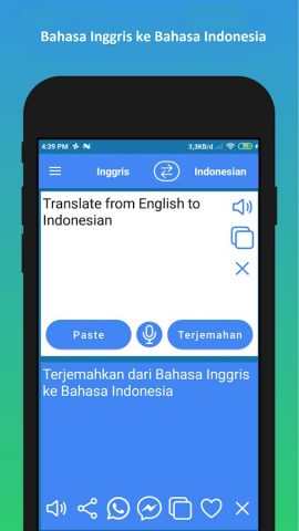 Terjemahan Inggris Indonesia для Android — скриншот 3