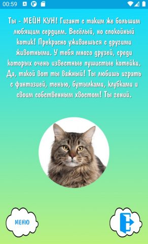 Тесты «Кто ты» для Android — скриншот 5
