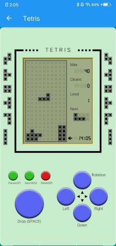 Tetris Classic для Android — скриншот 1
