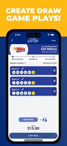 Texas Lottery Official App для Android — скриншот 3