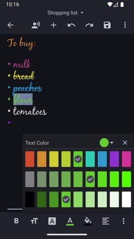 Text Editor для Android — скриншот 5