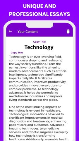 Text generator — AI для Android — скриншот 4