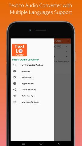 Text to Audio Converter App для Android — скриншот 2