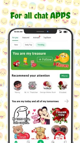 TextSticker for WAStickerApps для Android — скриншот 2