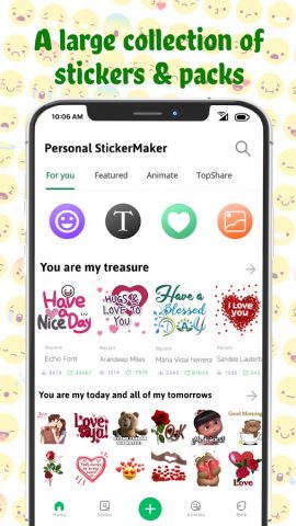 TextSticker for WAStickerApps для Android — скриншот 4