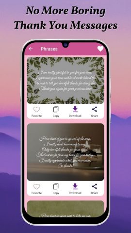 Thank You Messages & Letters для Android — скриншот 5