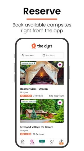 The Dyrt: RV & Free Camping для Android — скриншот 3