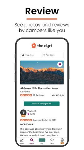 The Dyrt: RV & Free Camping для Android — скриншот 4