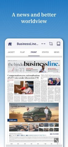 The Hindu BusinessLine ePaper для Android — скриншот 2