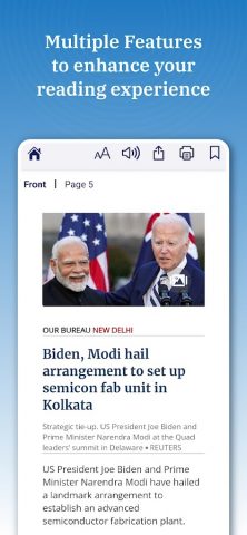 The Hindu BusinessLine ePaper для Android — скриншот 4