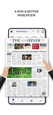 The Hindu ePaper: eNewspaper для Android — скриншот 2