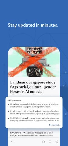 The Straits Times для Android — скриншот 2