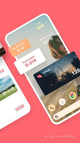 TheDayBefore (Days countdown) для Android — скриншот 2