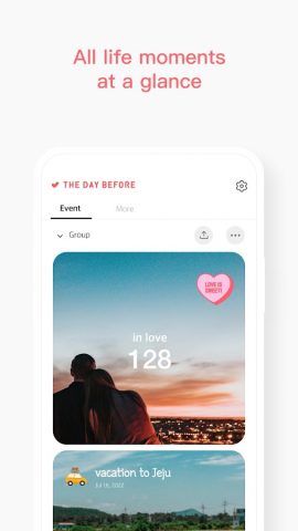 TheDayBefore (Days countdown) для Android — скриншот 3