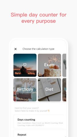 TheDayBefore (Days countdown) для Android — скриншот 5