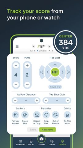 TheGrint | Golf Handicap & GPS для Android — скриншот 3