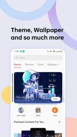 Theme Store для Android — скриншот 1