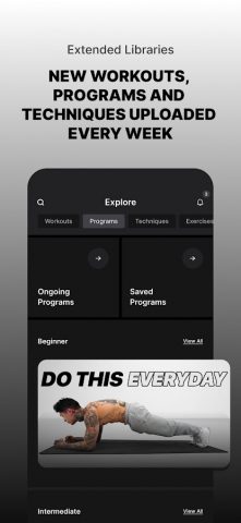 Thenx: Calisthenics Training для Android — скриншот 4