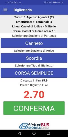 TicketBus Mobile для Android — скриншот 2