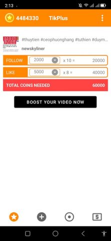 TikPlus — Follow for TikTokers для Android — скриншот 3