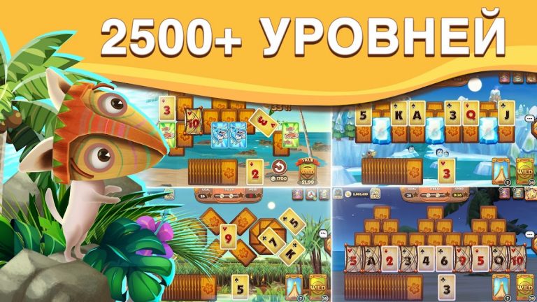 Tiki Solitaire TriPeaks для Android — скриншот 2